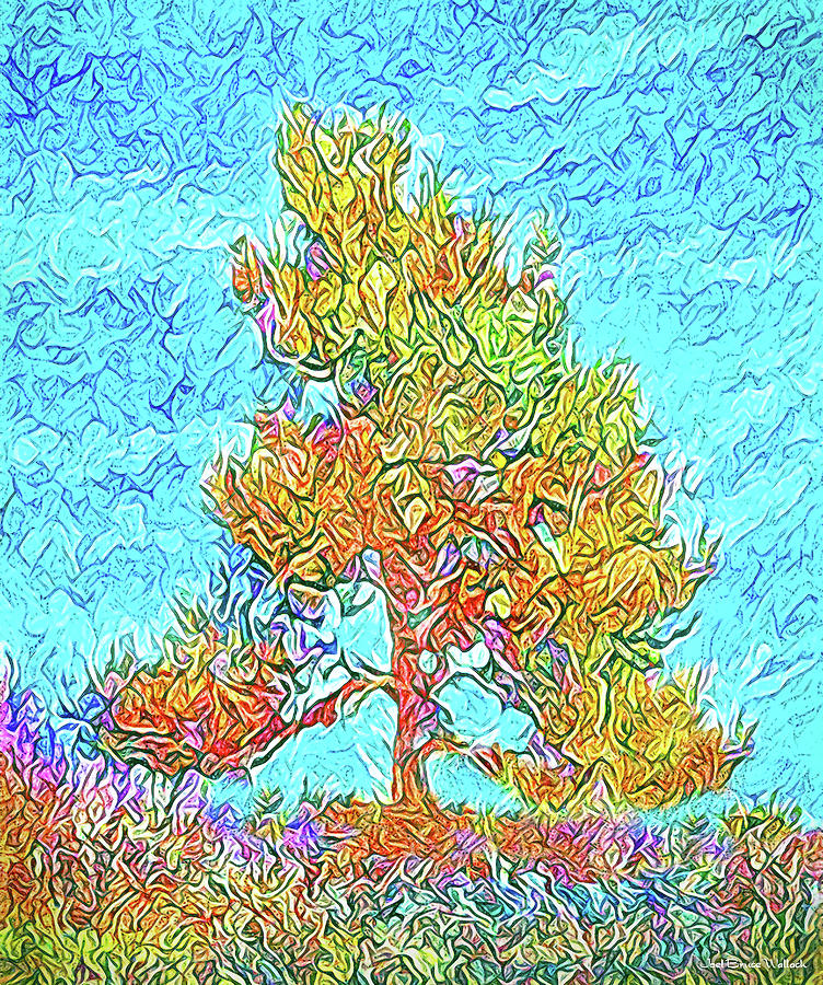 Bright Pine Afternoon - Colorado Digital Art by Joel Bruce Wallach