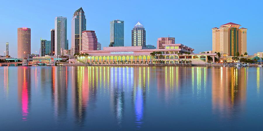 Bright Tampa Lights 2016 Photograph by Frozen in Time Fine Art Photography