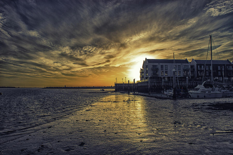Architecture Photograph - Brightlingsea Harbour by Martin Newman