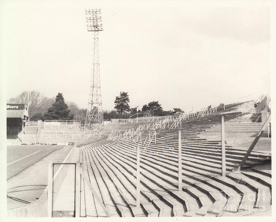 Brighton - Goldstone Ground - East Bank - 1960s Photograph by Legendary Football Grounds