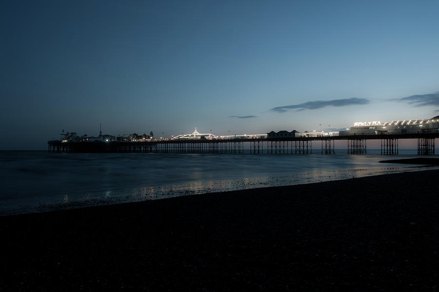 Brighton Pier at Sunset viii Photograph by Helen Jackson