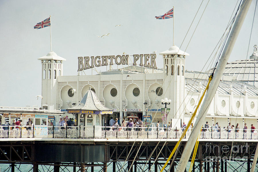 Architecture Photograph - Brighton Pier by Violet Gray