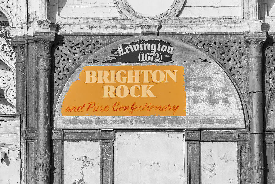 Brighton Rock Photograph by Hazy Apple