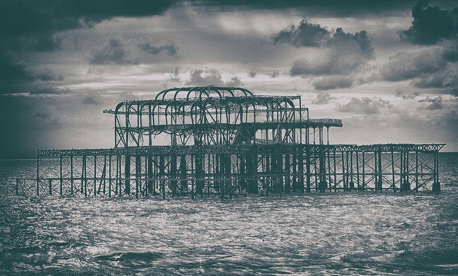 Summer Photograph - Brightons Old Pier by Martin Newman
