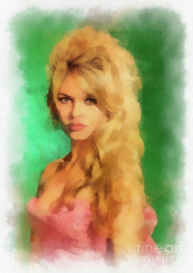 Brigitte Bardot By John Springfield Painting