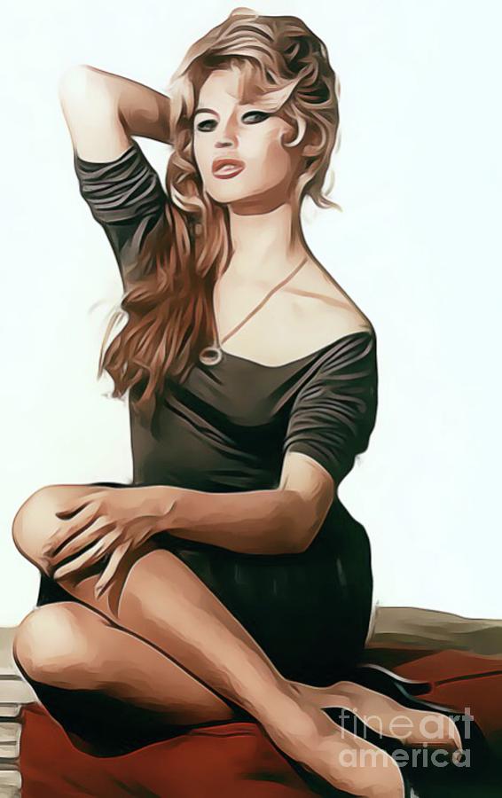 Brigitte Bardot Digital Art