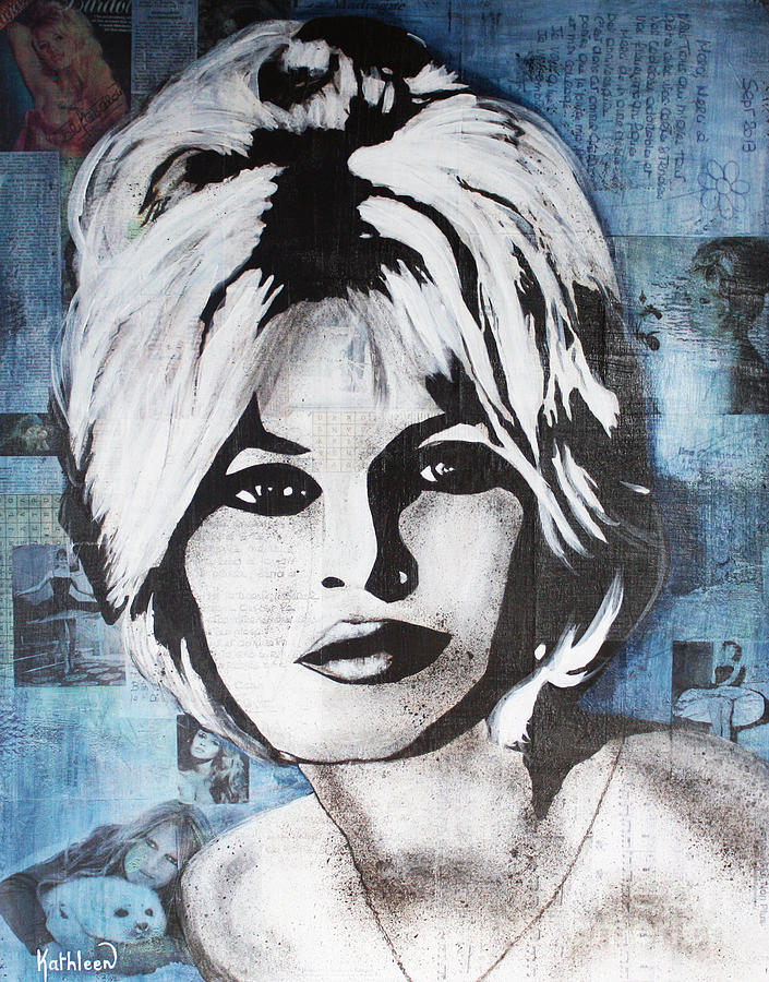 Brigitte Bardot La Madrague Painting