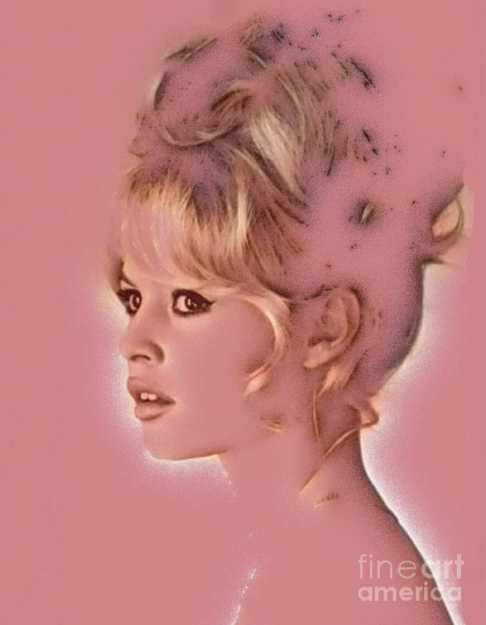 Brigitte Bardot, Movie Star Digital Art