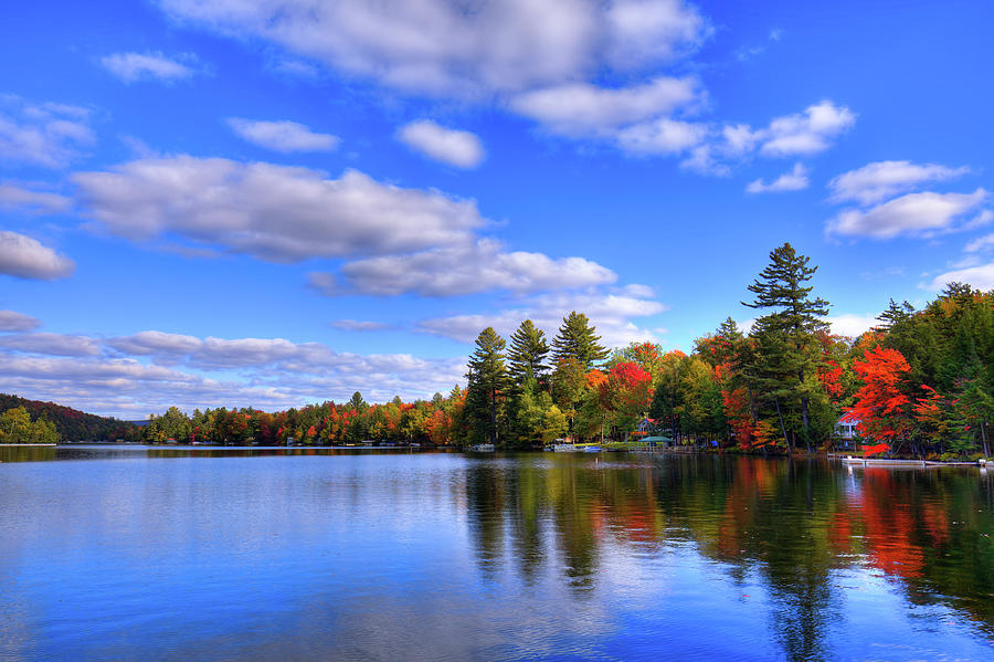 Brilliant Color on 6th Lake Photograph by David Patterson
