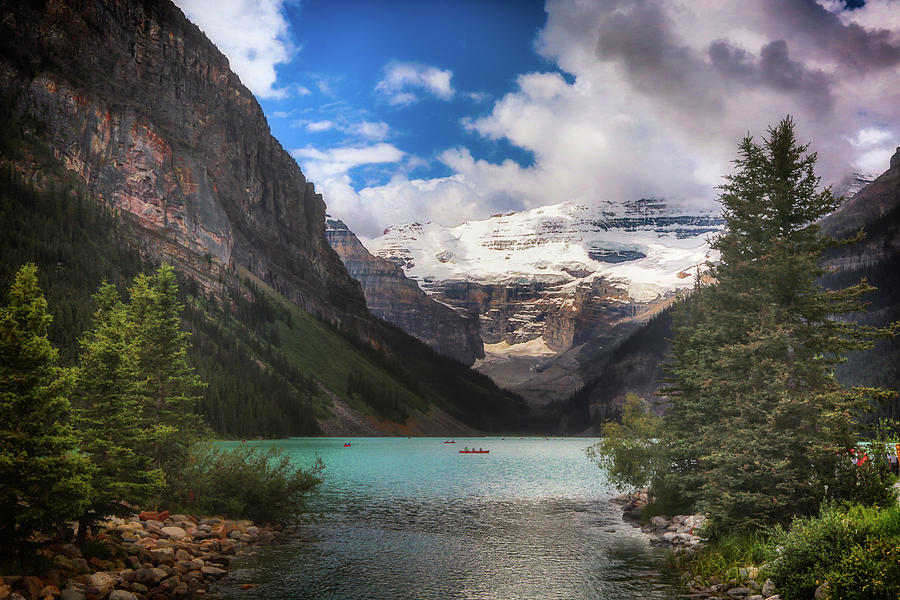 Brilliant Lake Louise Photograph by Monte Arnold