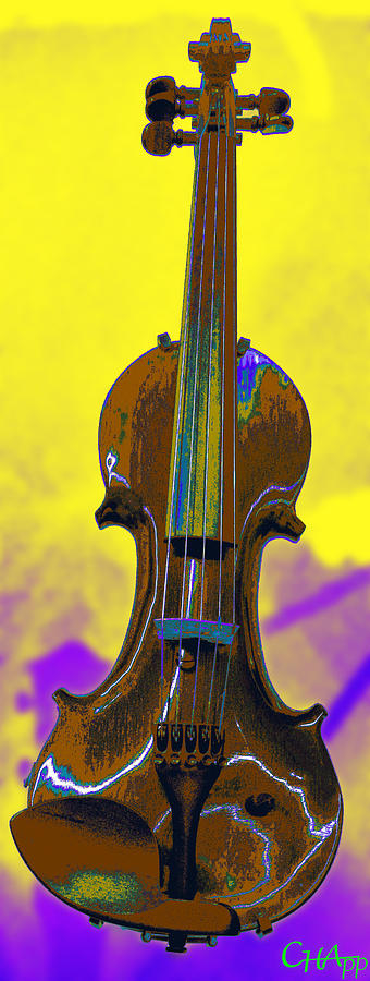 Brilliant Violin Photograph by C H Apperson
