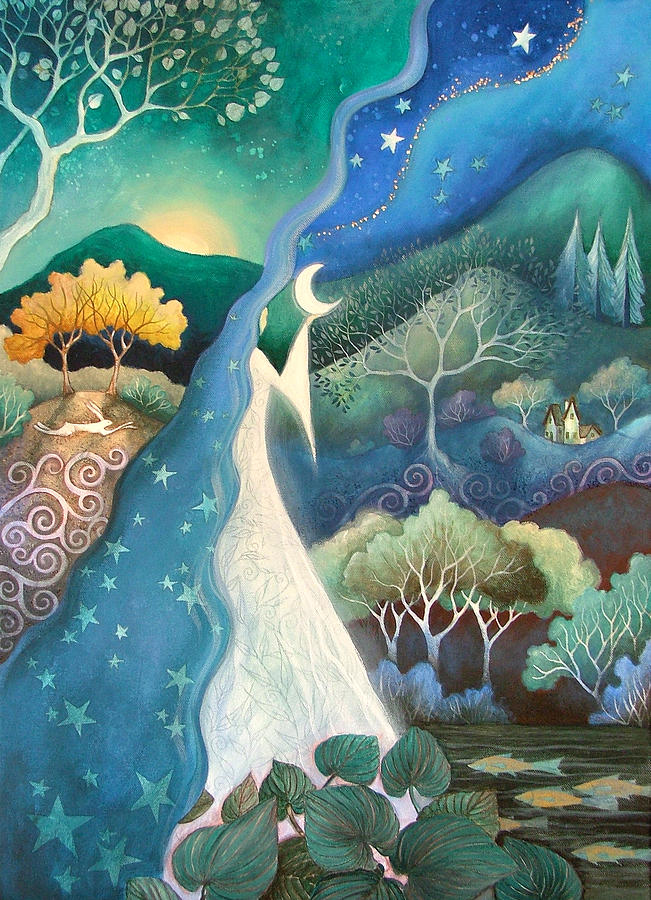 Bringer of Night Painting by Amanda  Clark