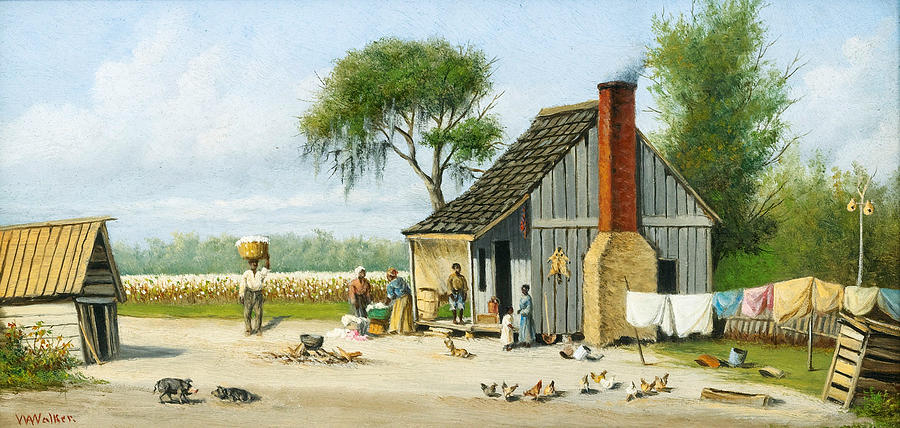 Bringing Home the Cotton Painting by William Aiken Walker