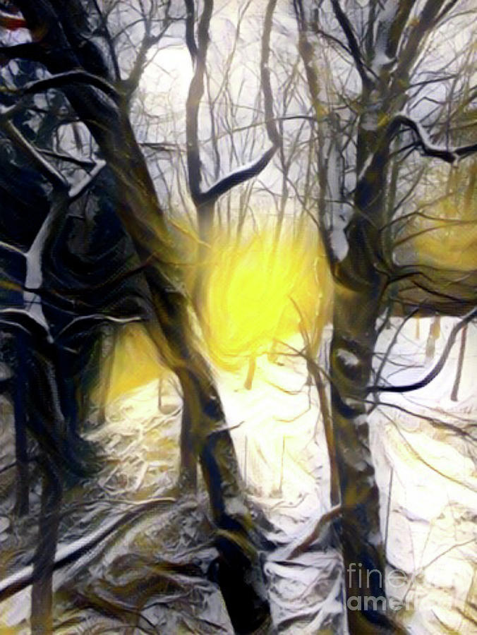 Brink of Sun Mixed Media by Gayle Price Thomas