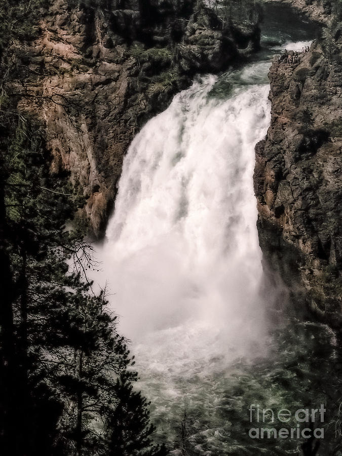 Brink Of The Upper Falls Photograph