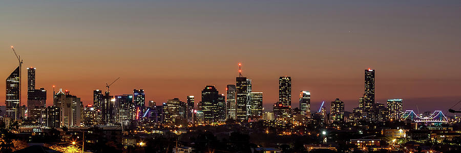 Australia Photograph - Brisbane City Skyline by Az Jackson
