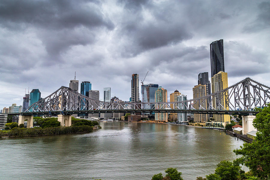 Brisbanes Story Bridge Photograph by Keith Hawley