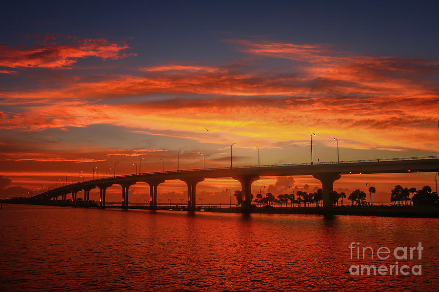 Bridge Sunrise Photograph by Tom Claud