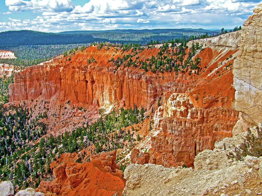 Yovimpa Point from Bristlecone Loop Trail in Bryce Canyon National Park, Utah Photograph by Ruth Hager