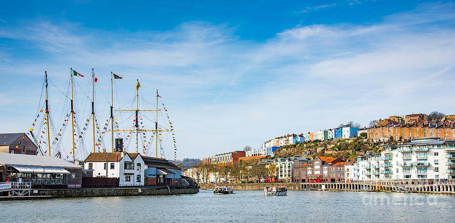 Bristol docks and SS Great Britain Photograph by Colin Rayner