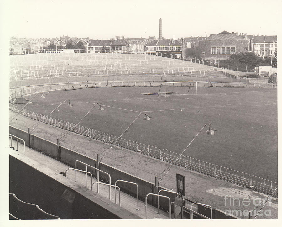 Bristol Rovers - Eastville Stadium - East End 1 - October 1964 Photograph by Legendary Football Grounds