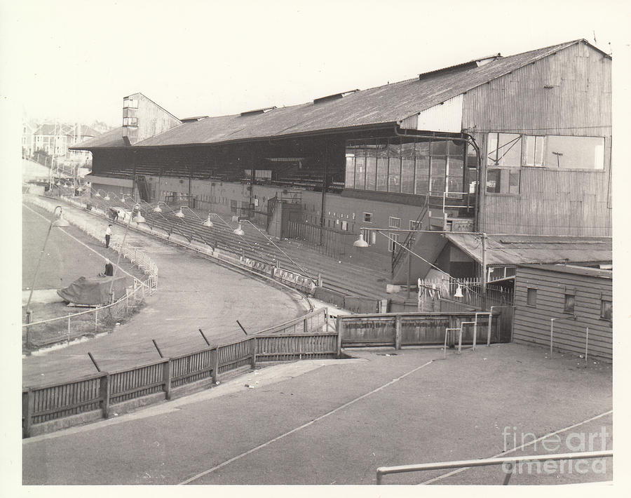 Bristol Rovers - Eastville Stadium - South Stand 1 - October 1964 Photograph by Legendary Football Grounds