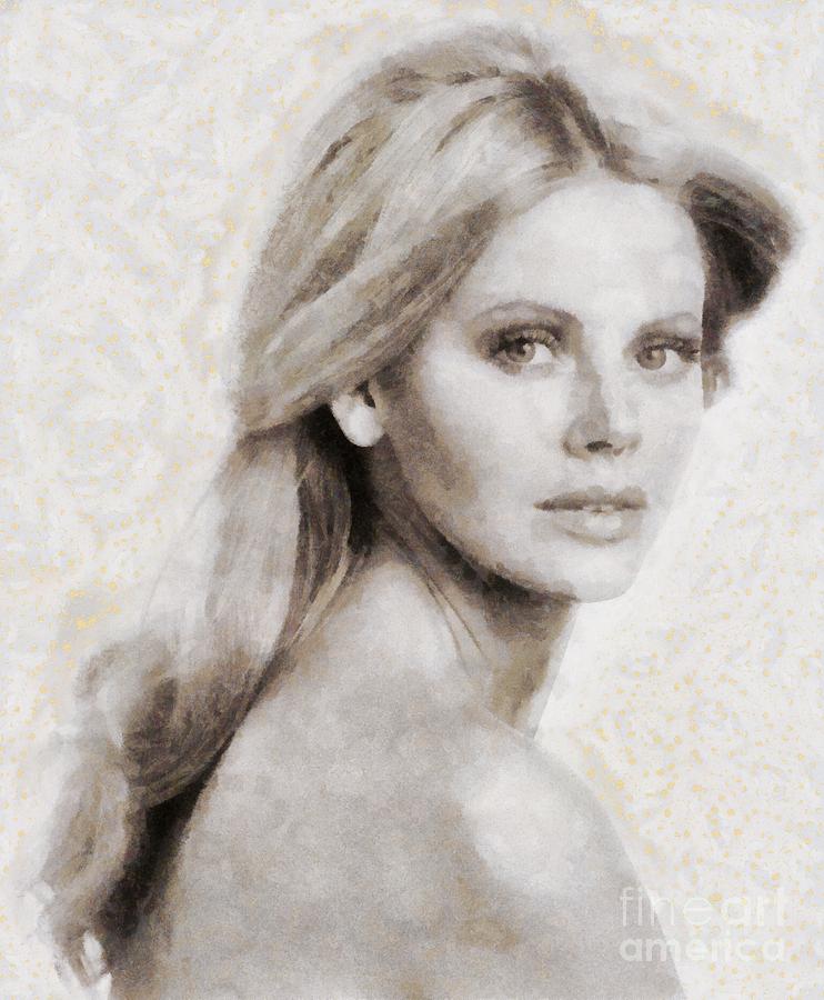 Chitty Painting - Brit Ekland, Actress by Esoterica Art Agency