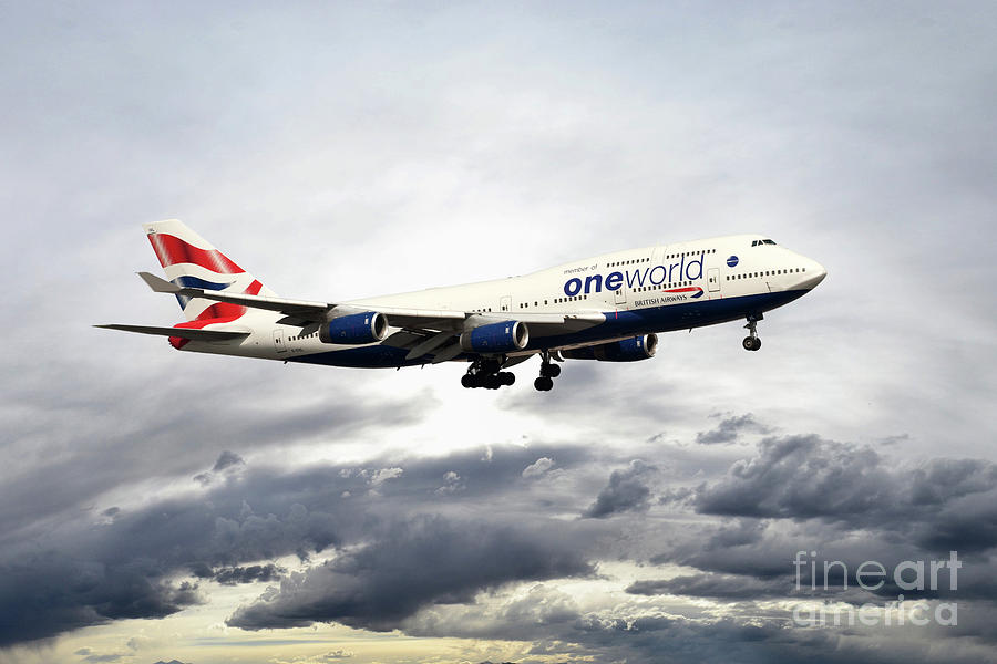 British Airways 747 G-CIVI Digital Art by Airpower Art