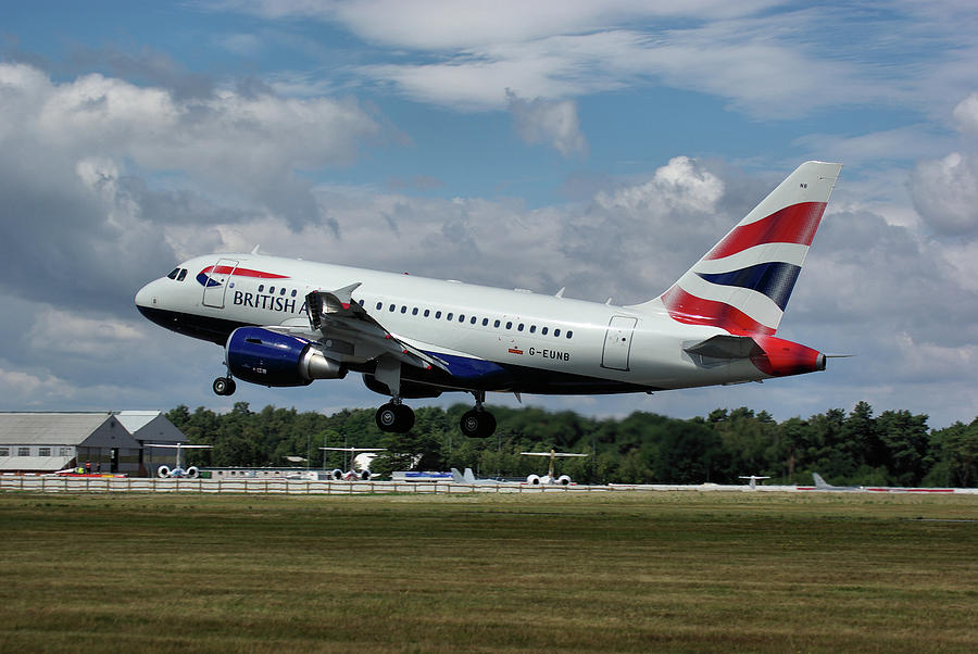British Airways Airbus A318-112 G-EUNB Photograph by Tim Beach