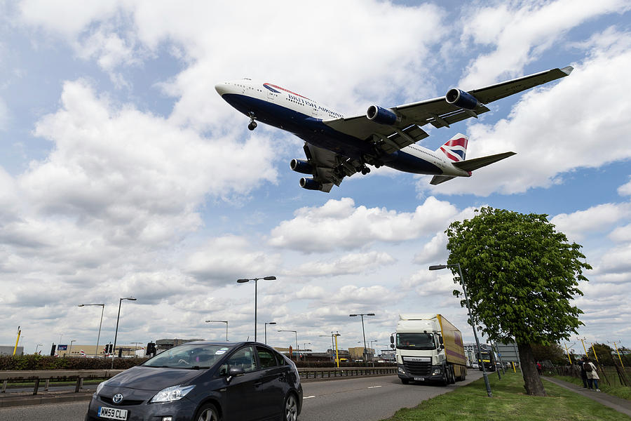 British Airways Boeing 747 London Heathrow Photograph