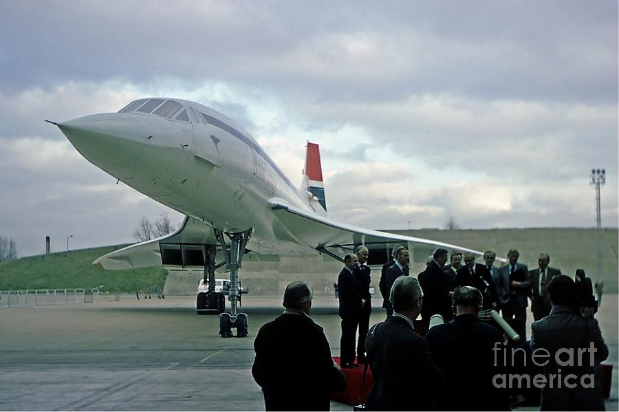 British Airways Concorde official handover ceremony Photograph by Vintage Collectables