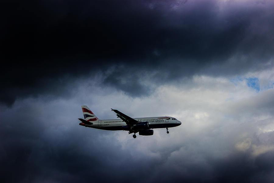 Transportation Photograph - British Airways Jet by Martin Newman