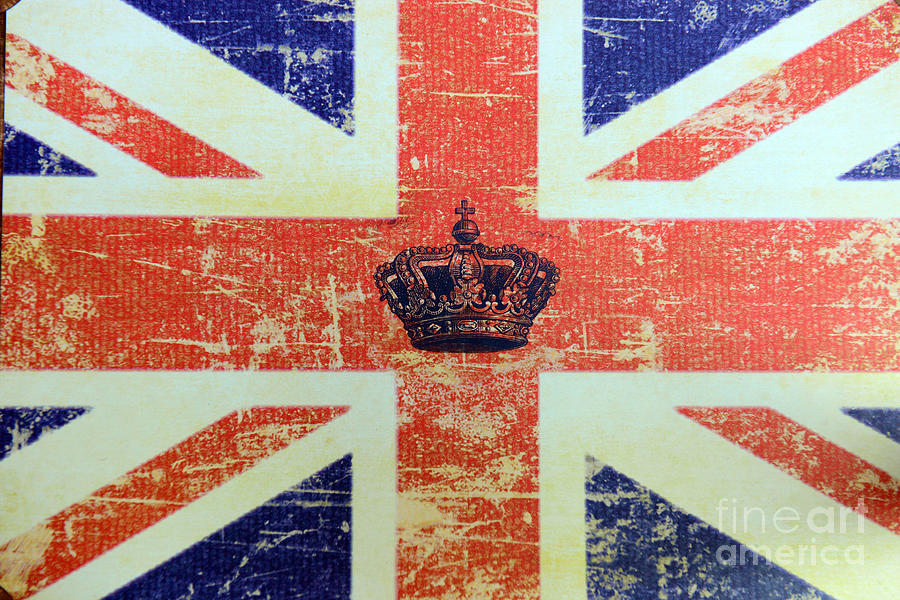 British Flag and Royal Crown Photograph by Paul Ward