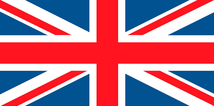 British Flag Painting by English School