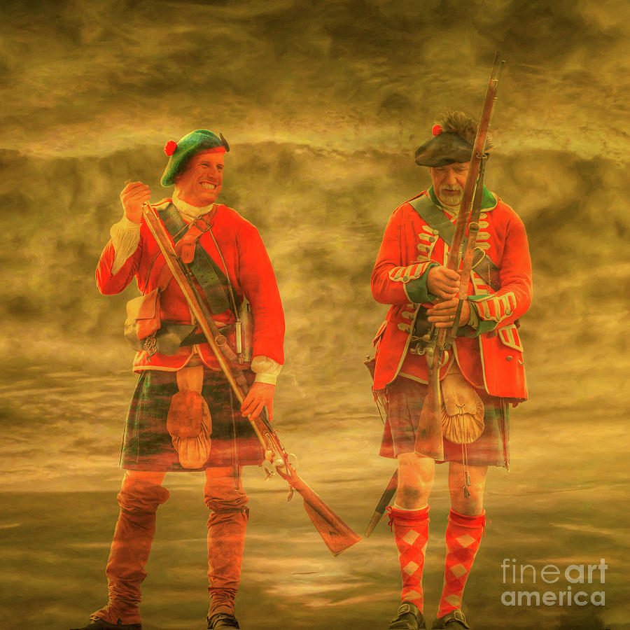 British Highlanders 1763 Digital Art by Randy Steele