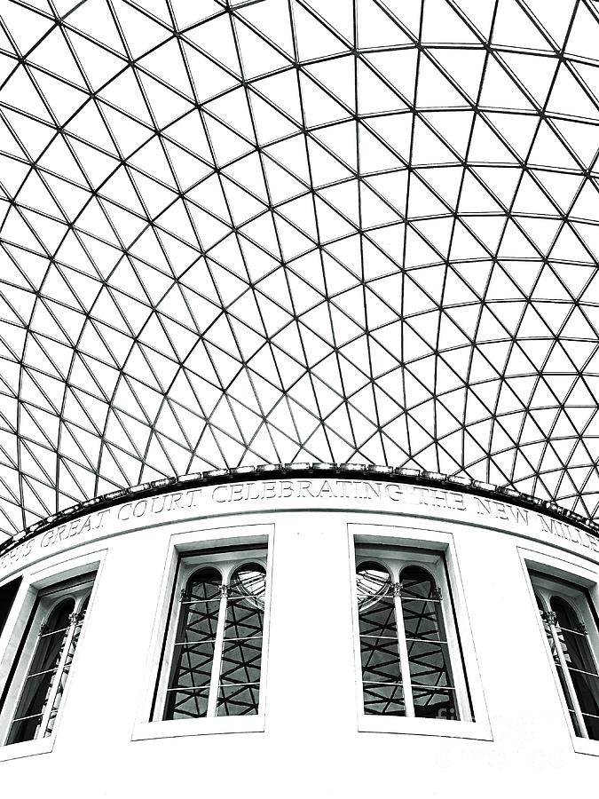British Museum architecture Digital Art by Diana Rajala