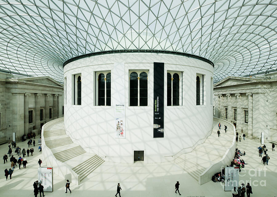 British Museum Great Court Photograph by Chris Dutton