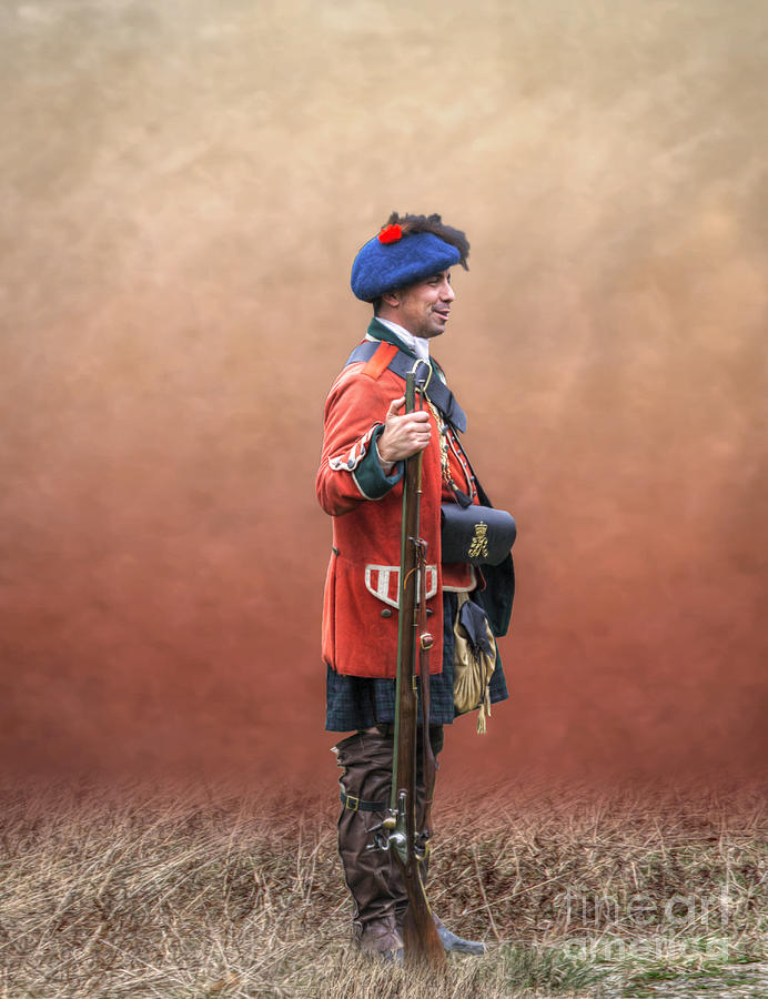 British Soldier Bushy Run Digital Art by Randy Steele