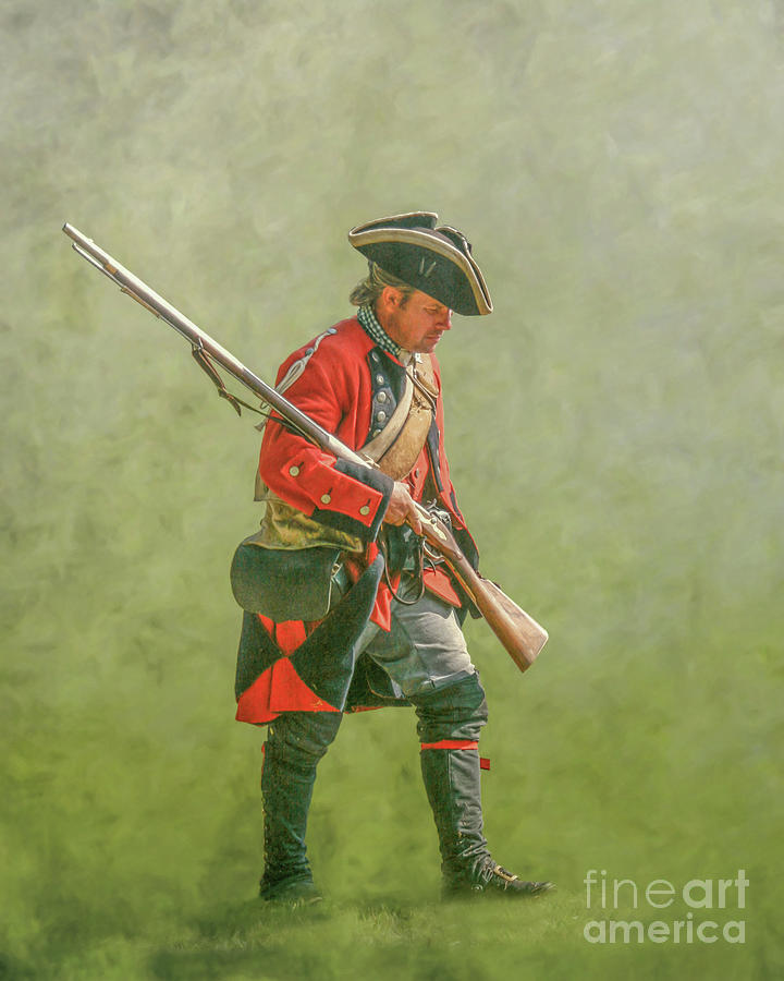 British Soldier French and Indian War Digital Art by Randy Steele