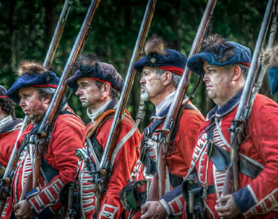 War Digital Art - British Soldiers March to Fort Pitt by Randy Steele