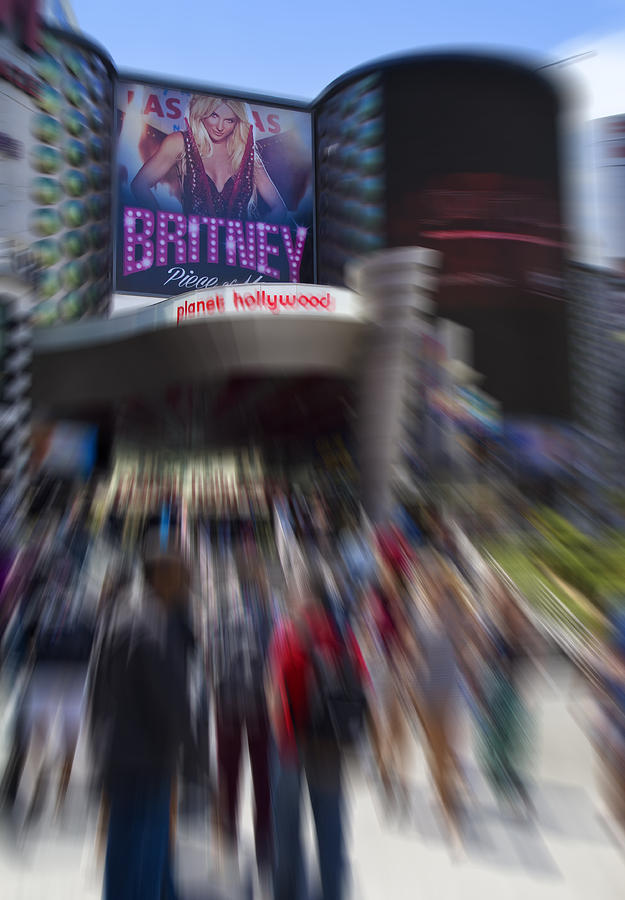 Las Vegas Photograph - Britney by Ricky Barnard
