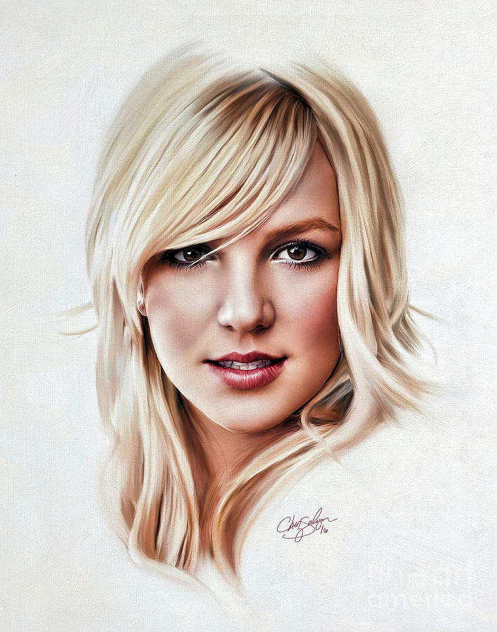 Britney Spears Painting by Chaz Salazar - Fine Art America