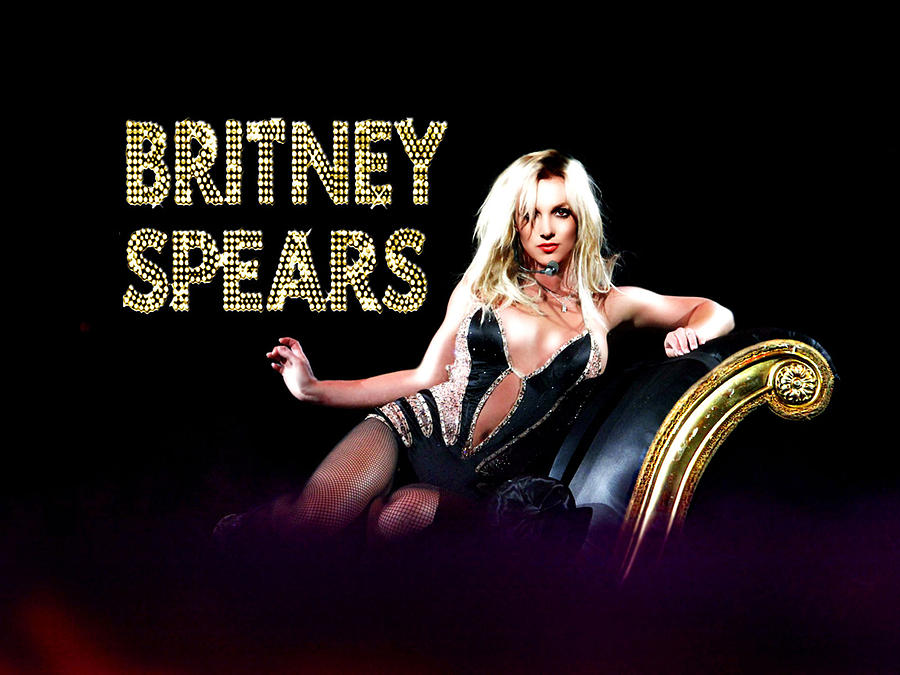 Britney Spears Digital Art - Britney Spears by Maye Loeser