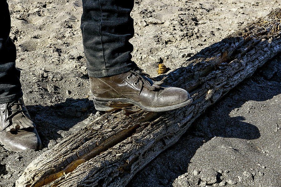 Boot Photograph - Brittneys Boots by Tim Dussault