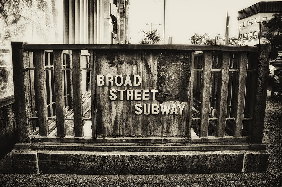 Philadelphia Photograph - Broad Street Subway - Philadelphia by Bill Cannon