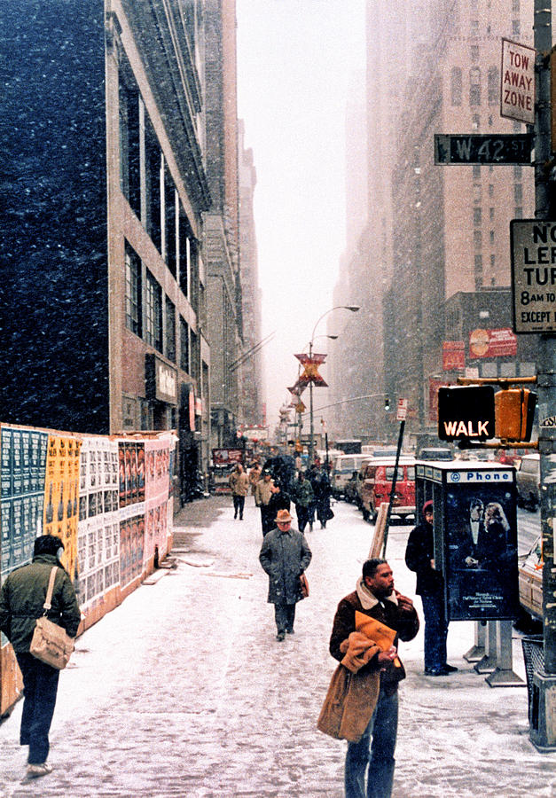 Broadway and 42nd Street 1985 Photograph by Robert Meyers-Lussier