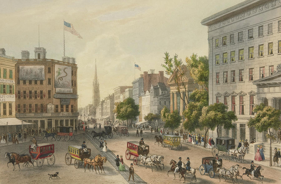 Broadway Painting by Augustus Kollner - Fine Art America