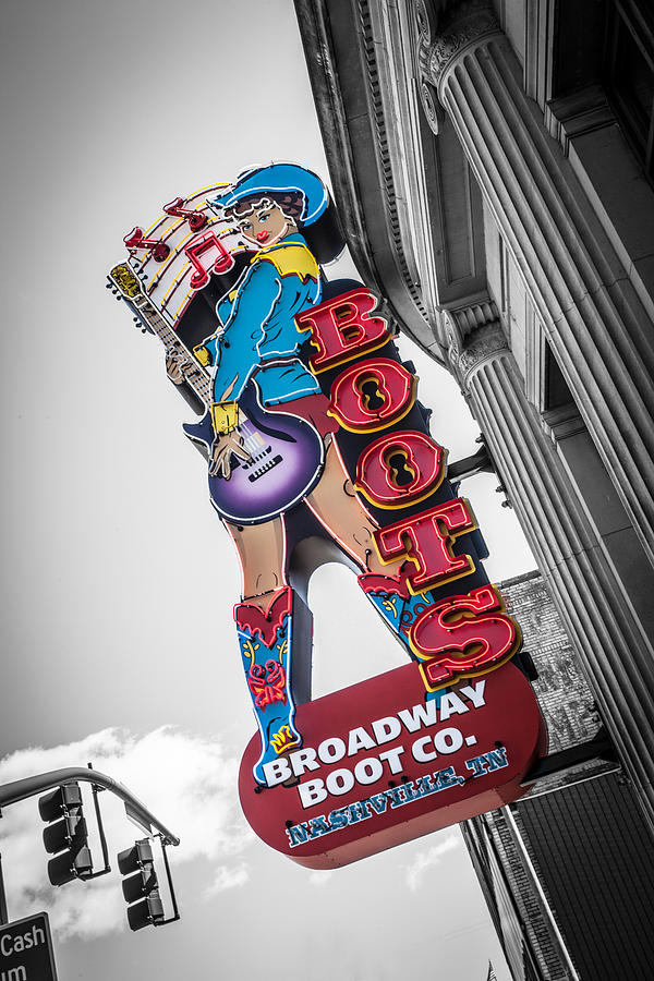 Broadway Boot Company Photograph by Ray Congrove