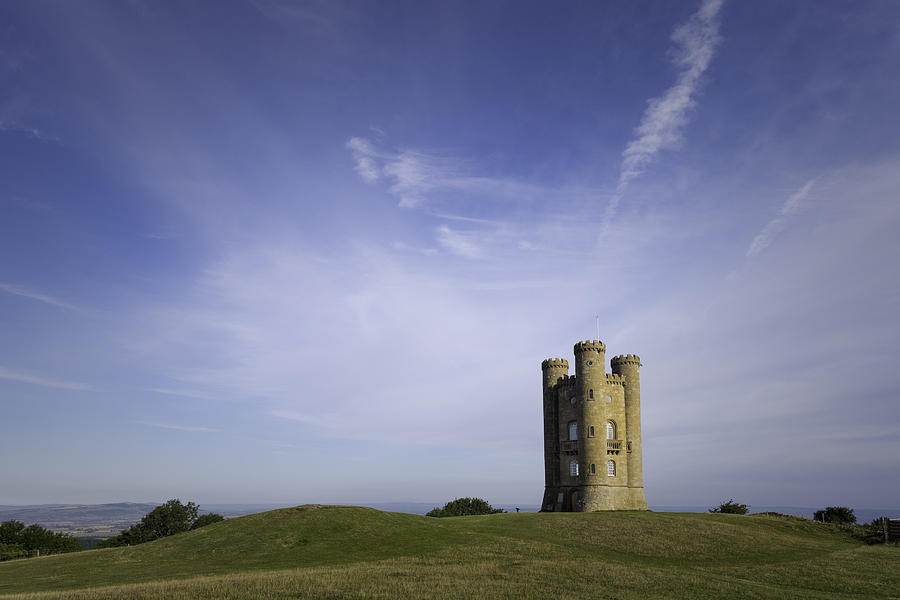 Castle Photograph - Broadway Tower on a Summer Day by Wendy Chapman