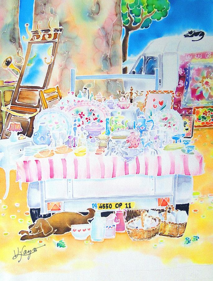Brocante Painting by Hisayo OHTA